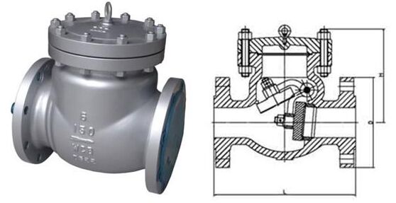 美標（biāo）止回閥結構圖